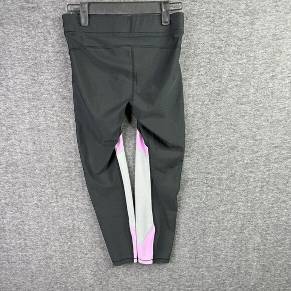 Under Armour Womens HeatGear Compression‎ Leggings Black/Pink Size S - Picture 2 of 4